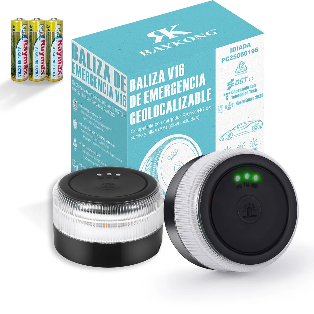 Baliza Beacon v16 geolocation dgt 3.0 Raykong