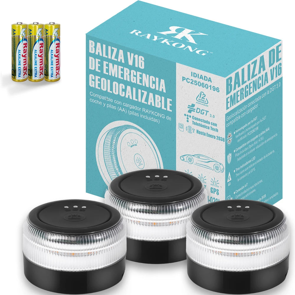 Baliza Beacon v16 geolocation dgt 3.0 Raykong