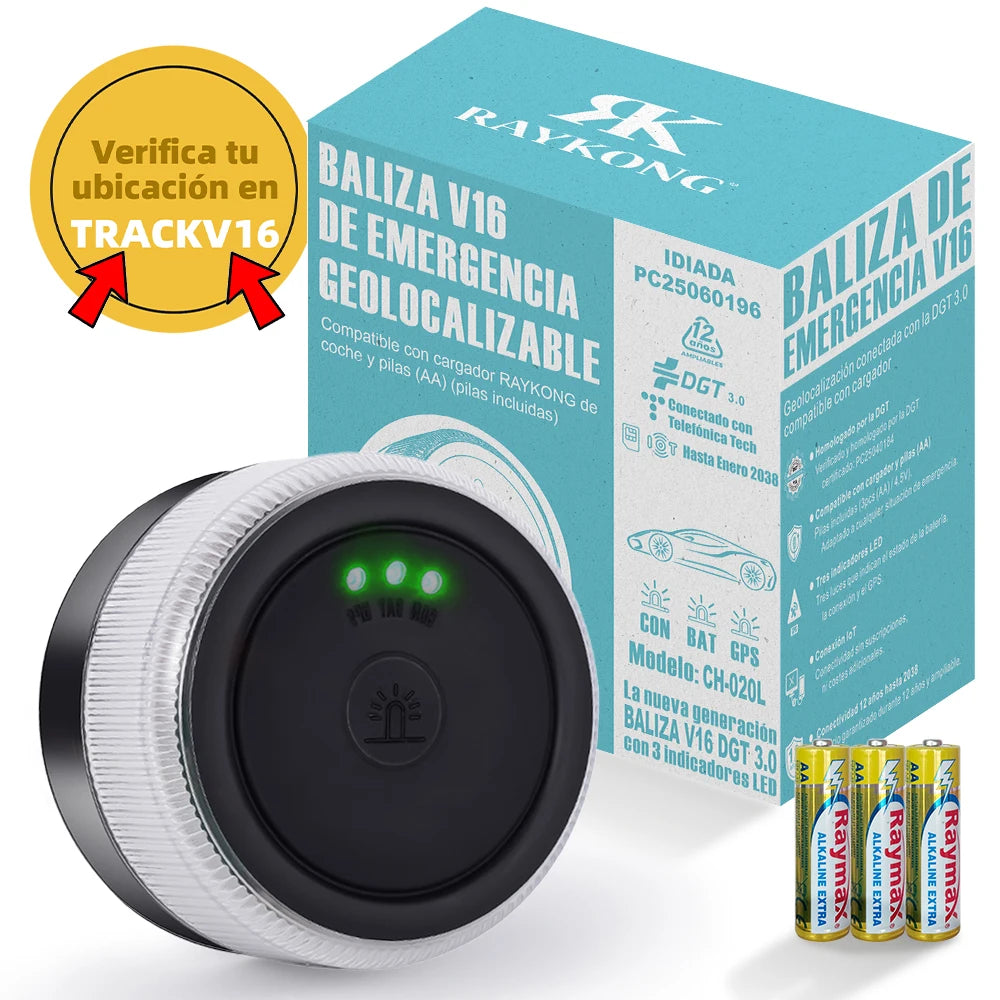 Baliza Beacon v16 geolocation dgt 3.0 Raykong